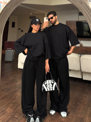 Ensemble casual black black